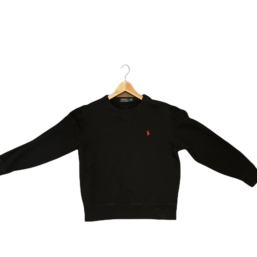 Mens ralph lauren black crew neck size medium
